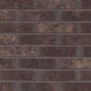 Klinkerplatten dunkelbraun handgeformt