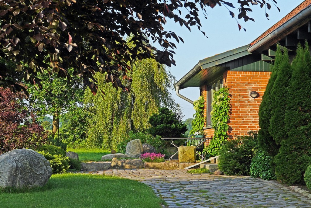 Wintergarten im Sommer
